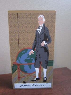 JAMES MONROE CAT'S MEOW VILLAGE PRESIDENTIAL PORTRAITS SERIES 2000 #00-415