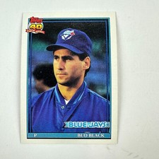 1991 Topps 40 Years of Baseball Card Bud Black #292 Blue Jays