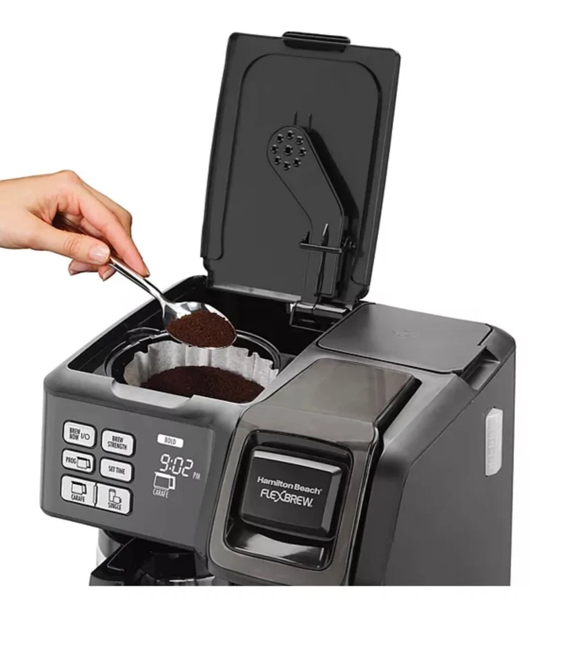 Hamilton Beach FlexBrew 2-Way (K-Cup) Black Stainless Coffee Maker MSRP $199.99 - Image 2 of 4
