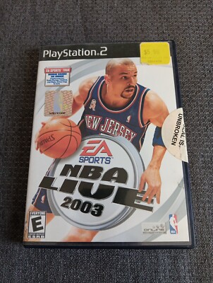 Playstation 2 NBA live 2003 Game New Jersey Jason Kidd PS2 | eBay