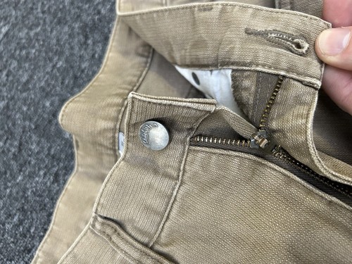 Quiksilver Vintage Y2K Men’s Brown Denim Jeans Straight Leg Regular Fit 32x33 - Picture 9 of 11