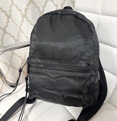 Rebecca Minkoff Large 2 Zip Backpack Navy Nylon NWT REBECCA MINKOFF Julian Nylon Backpack Full Size Bag  main image 3