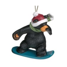 Big Sky Carvers Bearfoots Bear Snowboarder Ornament