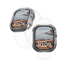 UAG Apple Watch Case 49mm iWatch Series Ultra 2/Ultra Scout Clear, Rugged Hard