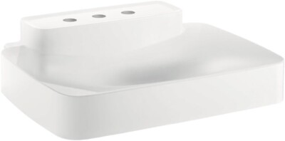 AXOR 19948310 Wall Hung Bouroullec Wash basin for Mixer Module, Small, 1 Shelf