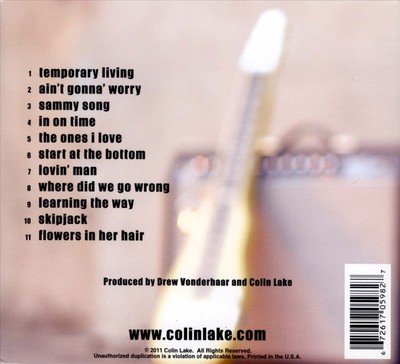 COLIN LAKE - THE ONES I LOVE [DIGIPAK] NEW CD
