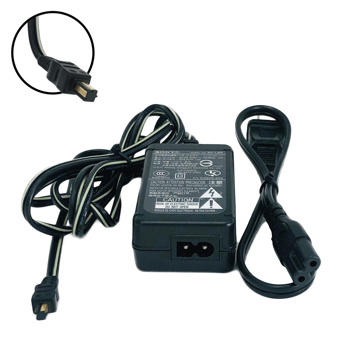 SONY Cyber-shot DSC-HX5 外部電源セット Original Sony AC Adapter for Sony Cybershot DSC-H10 DSC-HX5V/B