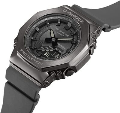 CASIO G-SHOCK GMS2100B 8AJF ブラック Casio G-Shock GMS2100B-8A Analog & Digital Gunmetal Resin Strap