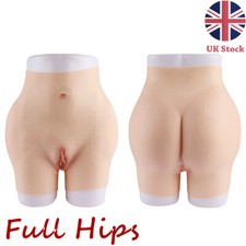 Silicone Panty Plump Hips Underwear Fake Vagina Pant Plump Buttocks Transgender