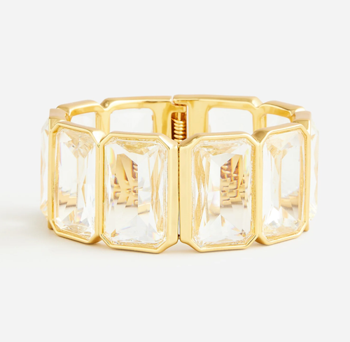 Neu JCREW Rechteck Stein Armband