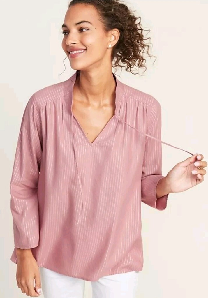 Tunique Old Navy Taille S - Haut Chemisier Bleu, Occasion Très Bon état