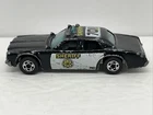 Vintage 1977 Mattel Hot Wheels Sheriff 701 Black & White Patrol Car