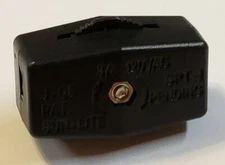BLACK ON/OFF INLINE CORD SWITCH FOR SPT-1 LAMP CORDS LAMP PART NEW 30098J