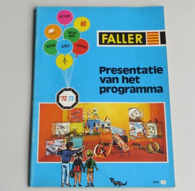 Faller  -- Modellbau Katalog  1972/73, Sprache: niederländisch (BNL901)