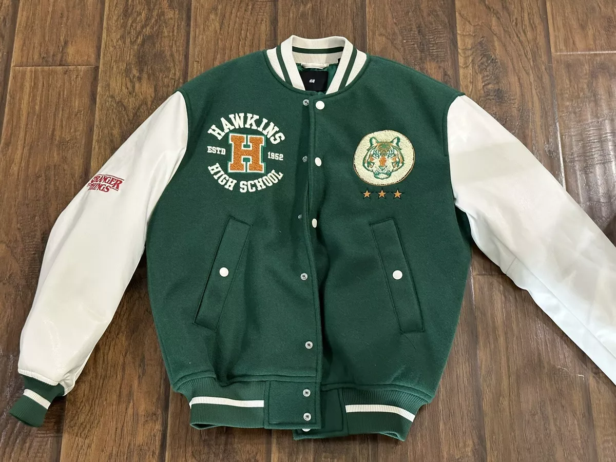 205 # Lv Varsity Over Size Jacket  Green