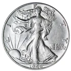 1946 Walking Liberty Half Dollar In AU Condition