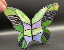 Butterfly Stained Glass Sun Catcher Hinged For Stand  7  Beautiful  read