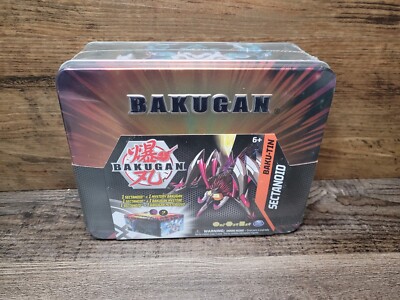 Bakugan Baku-Tin, Sectanoid Premium Collectors Storage Tin with Mystery Bakugan