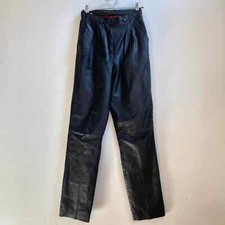 Vintage black leather pants
