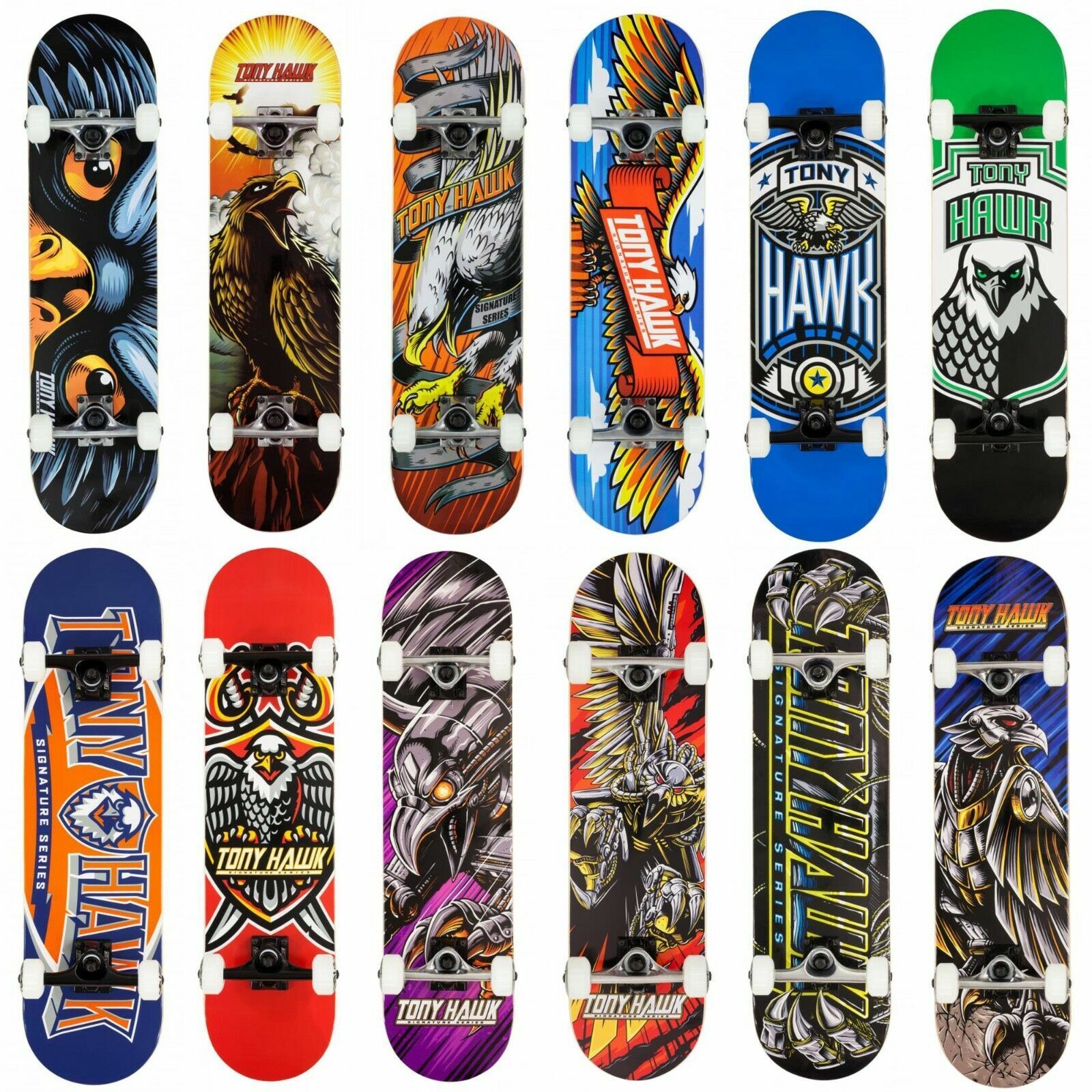 Tony Hawk 2021 Complete Skateboard Beginner to Pro 7.5/7.75/8.0 Sizes  Available