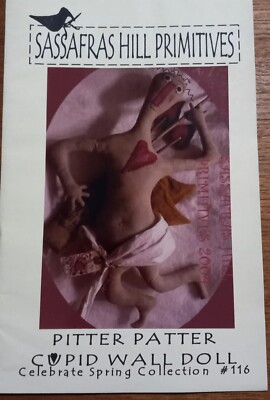 Primitive Style Sewing Pattern Cupid Wall Doll Pattern ONLY 2004 Vintage