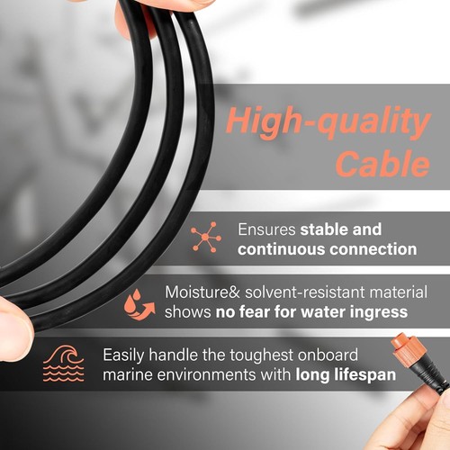 3005.6855 Repuesto para Cable Cruzado Ethernet Lowrance, Cable Cat5e, 6 Pies - Imagen 6 de 8