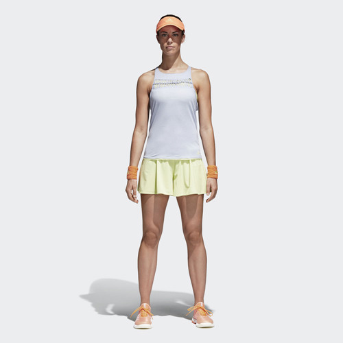 Adidas CE1500 Women Tennis Melbourne short skirts yellow Adidas CE1500 Women Tennis Melbourne short skirts yellow