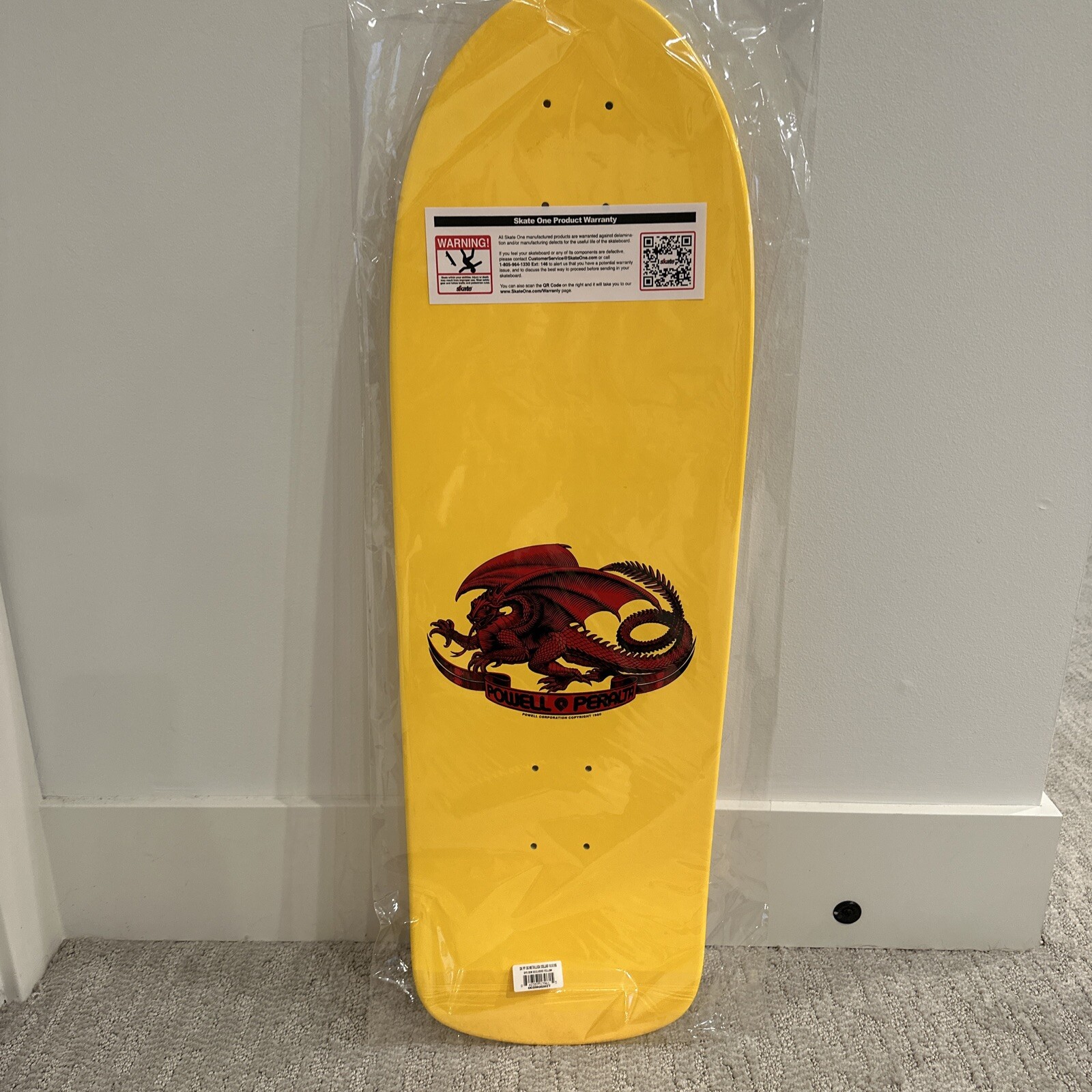 Powell Peralta Metallica Collaboration Skateboard Deck Brite lite Yellow