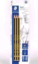 Ołówek STAEDTLER ✏️ 3 ołówki Noris 1B rysunek szkic 