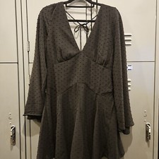 Womens ASOS Design Black Sun Dress Size 8 NWOT