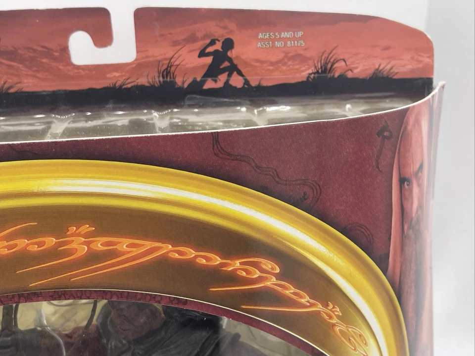 Paquete de figuras de El Señor de los Anillos LOTR Pippin y Ugluk sin usar, en caja 2002 dos torres Foto 3 de 4