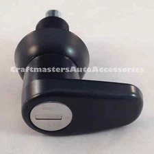 Tonneau cover handle, lock  Black teardrop shaped L-handle # L-502