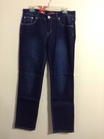 Beautiful Womens' Gogo Star Hottest Fit Ultra Skinny Leg Dark Blue Jeans Size 14 Beautiful Womens' Gogo Star Hottest Fit Ultra Skinny Leg Dark Blue Jeans Size 14