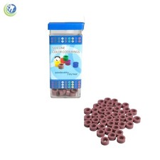 Dental Hygienist Silicone Instrument Rings Large 8mm - 60/ box Mauve Color