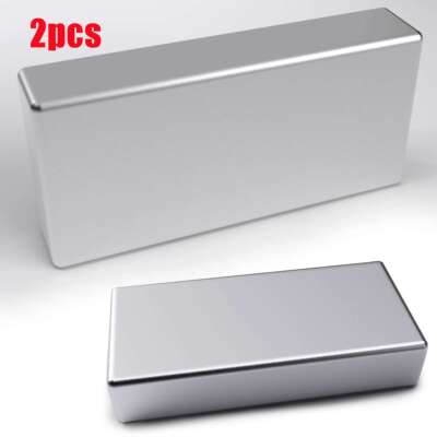 2pcs Big Block Magnets Super Strong N52 Neodymium Large Magnet Rare Earth