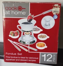 Cook At Home 12 Piece Fondue Set