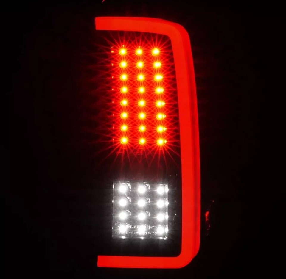 07 13 Silverado Smoked Black LED For 2007-2013 Chevy Silverado 1500 & 2007-2014 2500/3500 Tail Lights - Foto 10