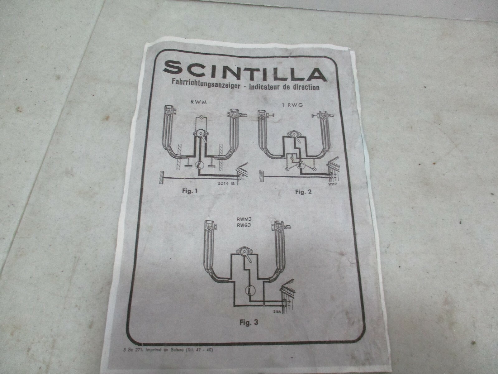 Scintilla trafficator Rolls-Royce Phantom II P III Bentley 4 1/4  Aston Bugatti
