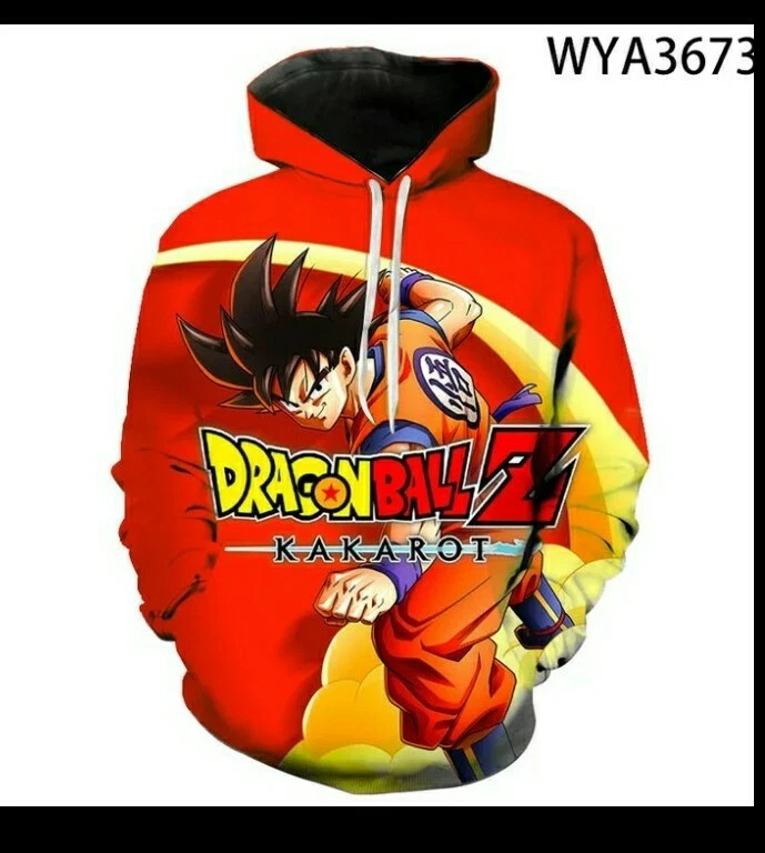 Sweat Capuche Dragon Ball Super Enfant homme San Goku v g ta black