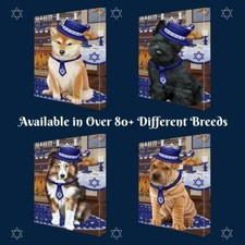 Happy Hanukkah Dog Cat Pet Photo Lovers Canvas Wall Art D cor Gifts