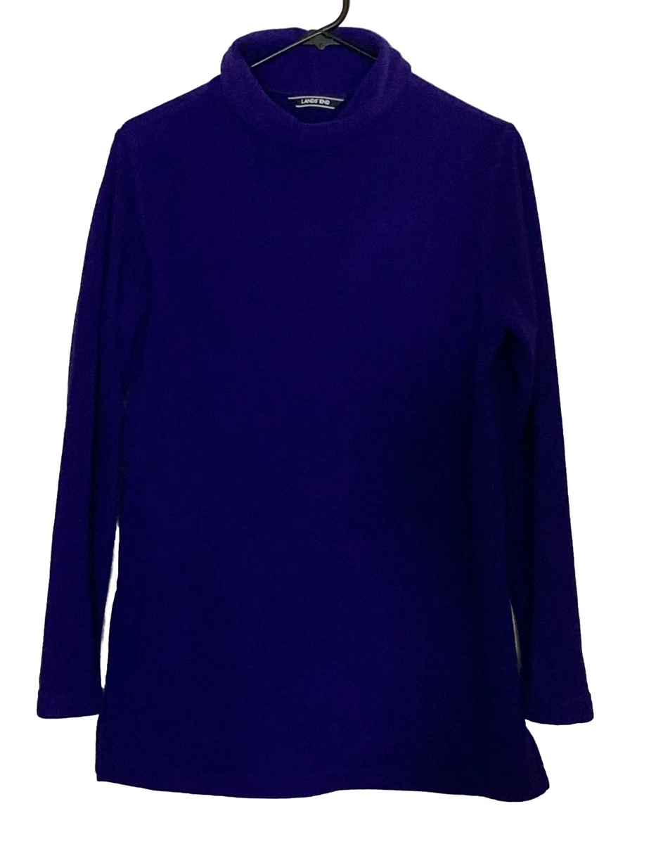 Lands end fleece turtleneck sale