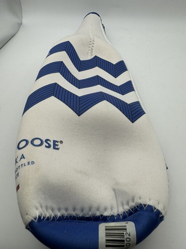 Grey Goose Vodka Bottle Koozie Sleeve Zipper Insulated Cover France - Picture 2 of 8
