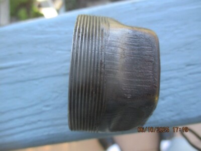 1930's 1940's Ford Mercury screw on front hub grease cap car truck 1 & 15/16 o.d