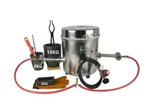 LSMIITTH 16KG/35lbs Gas Metal Melting Furnace Kit 2642°F / 1450°C Prop