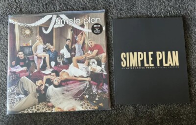 no pads helmets just balls (limited white red splatter vinyl) simple plan + book