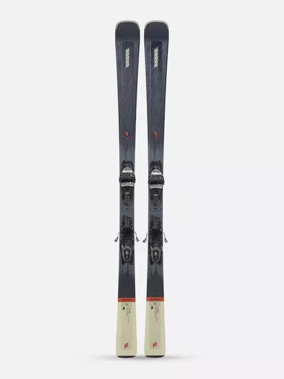 buy k2 skis uk Women's Anthem 75 ERP 10 QUIKCLIK White-Black SET-149 cm-10D0408.273.1.149-Ski Set with Binding, Design, 149 Sports & Outdoors and still holds an edge when you bring it back to the piste K2 Ski  evo
