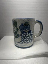Louisville Stoneware Coffee Cup Mug Snowman Snowmen Snow Fort Snowball Fight