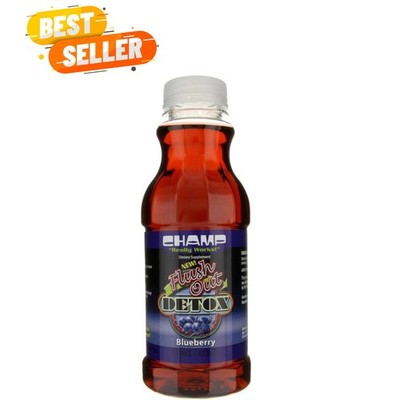 Lightweight Blueberry Detox Drink - 16 Fl Oz Liquid Wellness for Adults