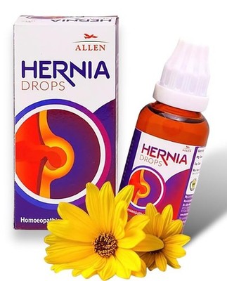 (2 X 30ml) Allen Homeopathic Hernia Drops (Inguinal and Umbilical) free shipping