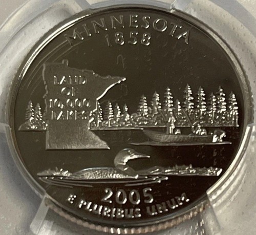 2005-S Clad Minnesota Quarter - PCGS PR69DCAM 25C #46986712 - Picture 2 of 6